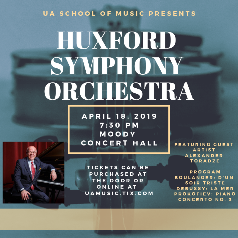 poster for Huxford Symphony Orchestra