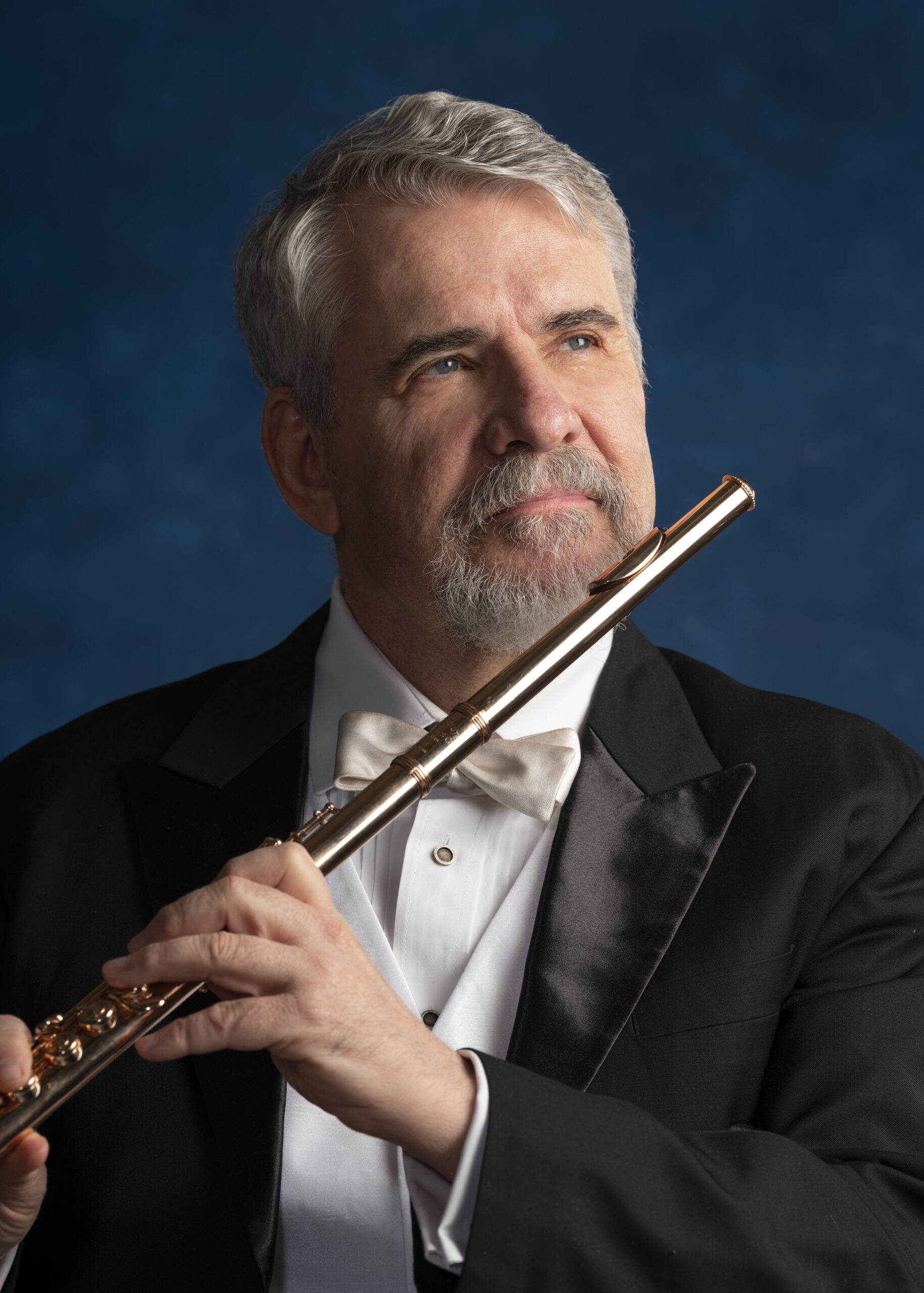 Ransom Wilson with a flute